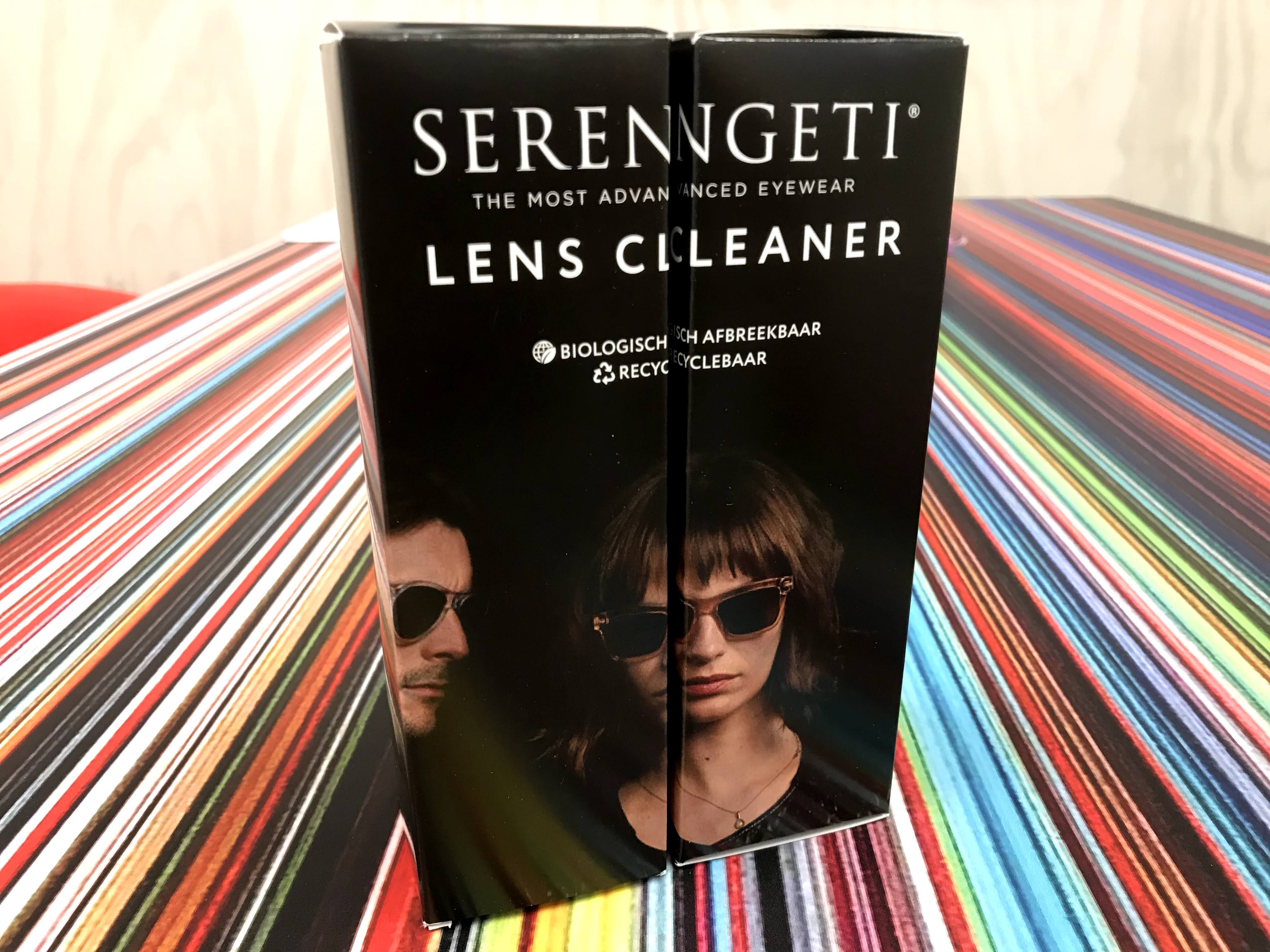 Serengeti private label verpakking lens cleaner